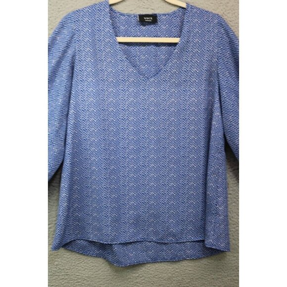 Vici Large Balloon Sleeves V-Neck Tunic-Size Medium-Boho - Picture 2 of 10